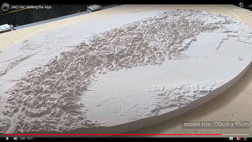 1:1-Modell des Alpenreliefs als Vorlage für den Bronzeguss, (c) Foto: HTWG Konstanz