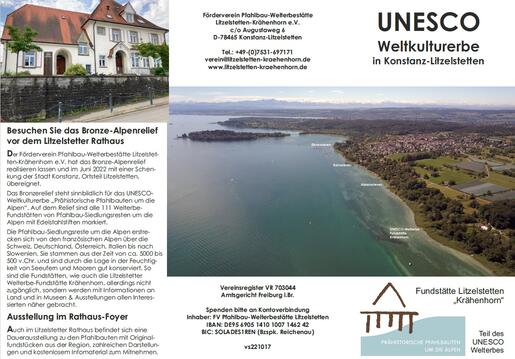 Flyer "UNESCO Weltkulturerbe in Konstanz-Litzelstetten"