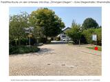 Standort der Metallstele inkl. QR-Codetafel zum Info-Stop Öhningen-Stiegen der Pfahlbau-Route um den Untersee