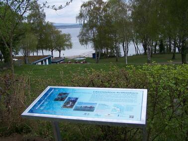 Informationstafel am Strandbad in Litzelstetten, (c) Foto: Wolfgang Flick, Konstanz