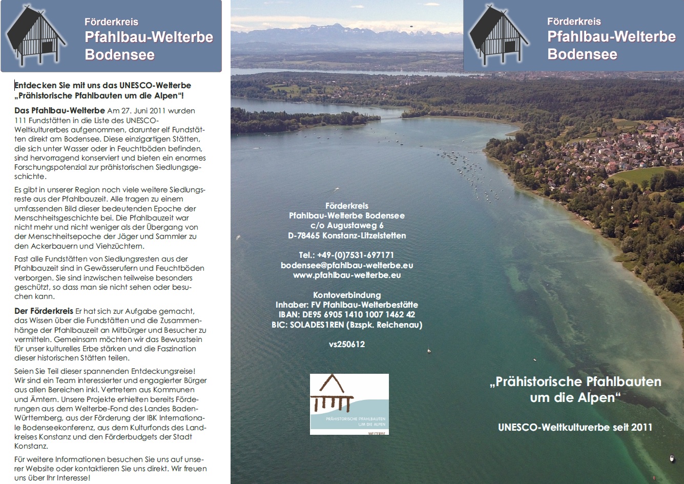 Flyer des Förderkreises